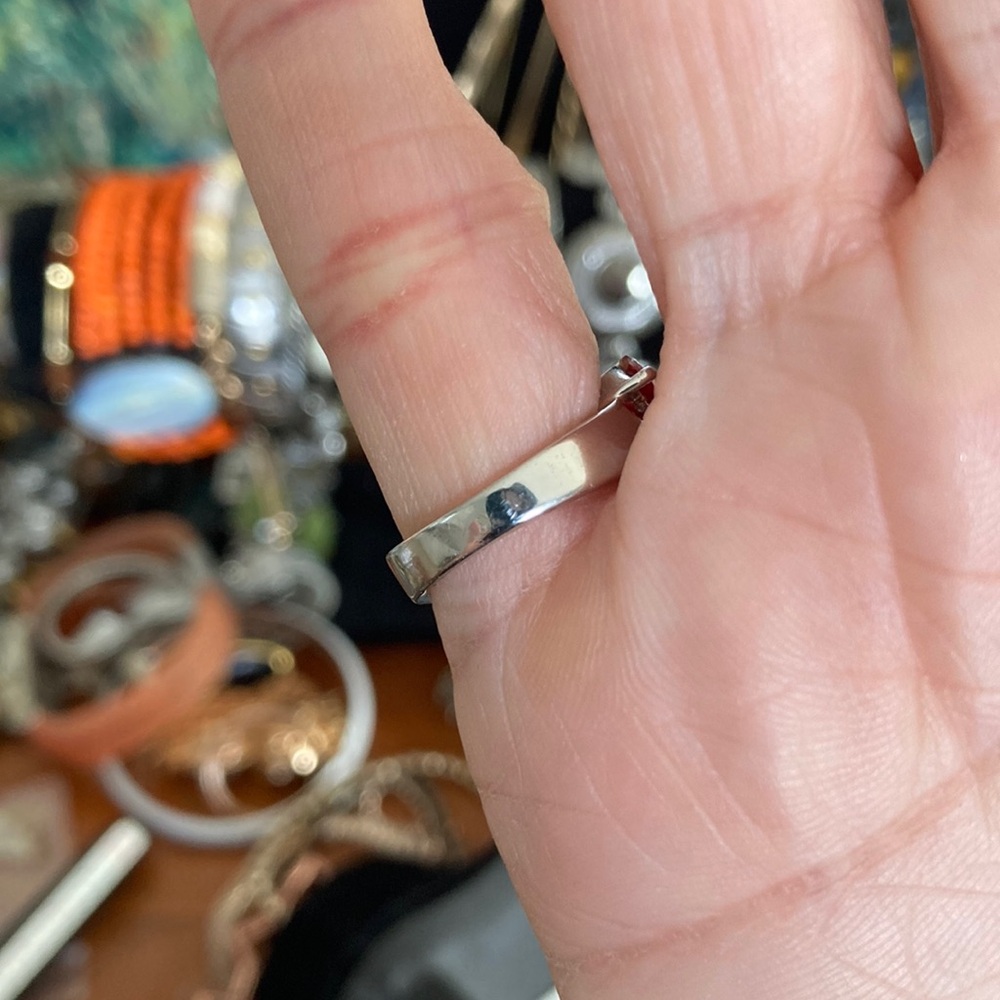 Multicolor Sterling Silver Gemstone Ring - image 2